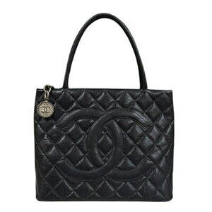 Chanel Matelasse Tote Bag Caviar Leather Black